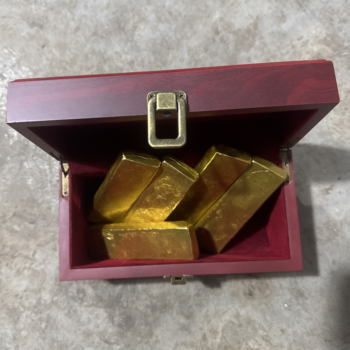 红色盒超重条子五根摆件链接