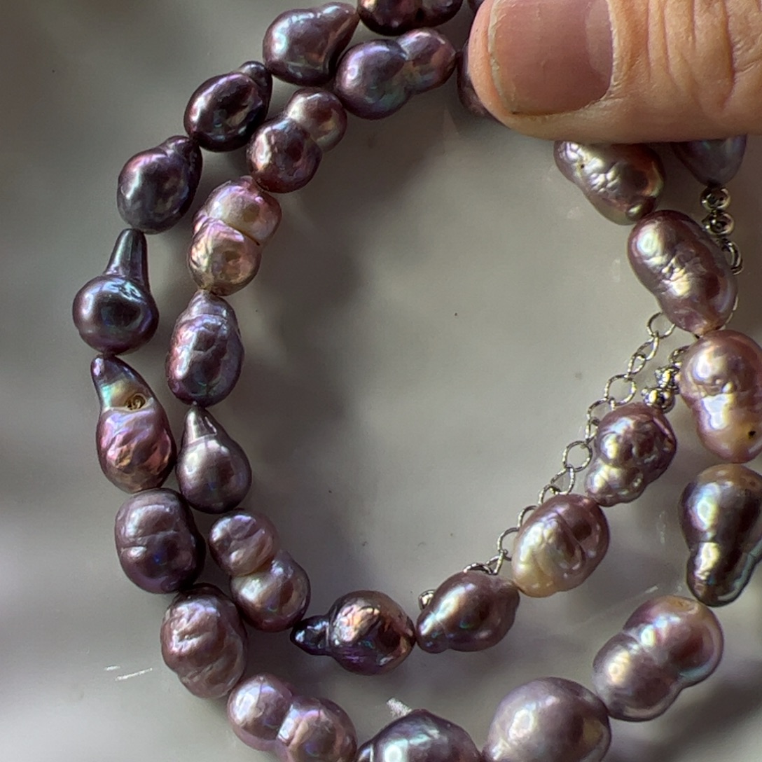 手绳合金淡水珍珠