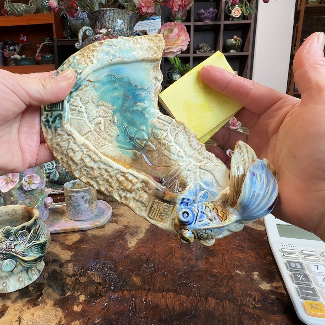 金***儿纯手工咖啡杯，餐具
