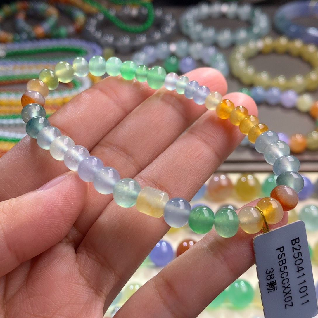 未镶嵌手链翡翠卡5～7