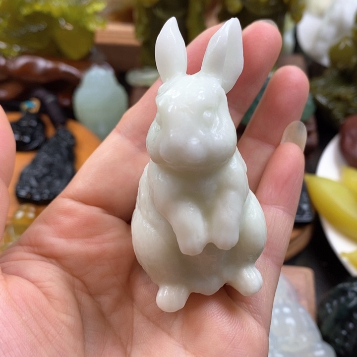 未镶嵌蛇纹石玉手把