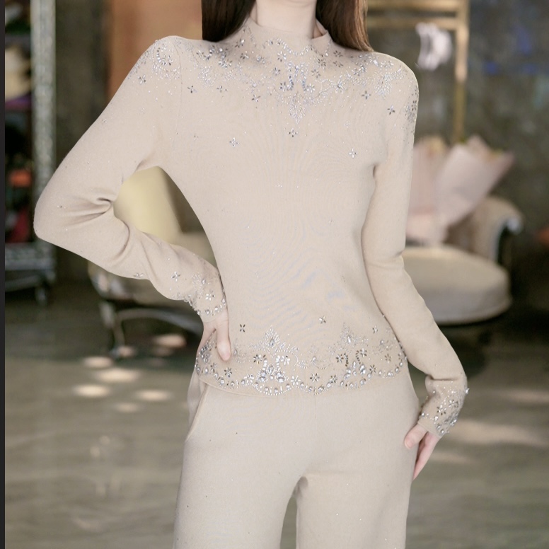 11-29【意大利工坊】重工时尚气质百搭设计师款直筒裤&上衣