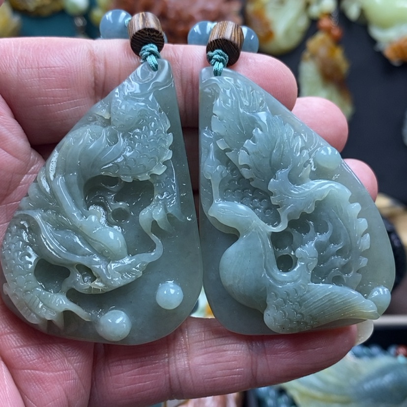 【闪购商品】蛇纹石玉吊坠未镶嵌