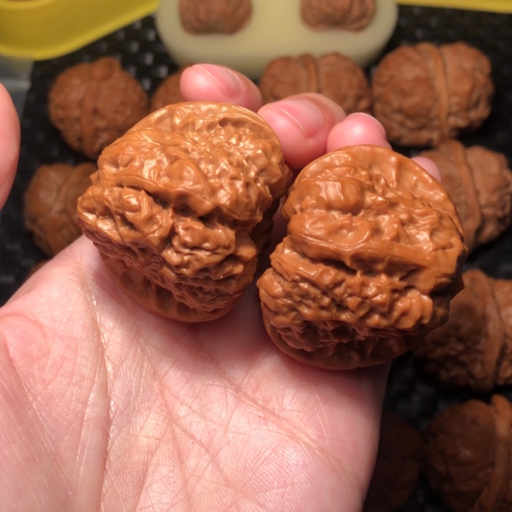 文玩核桃把件四开暴力肌肉42