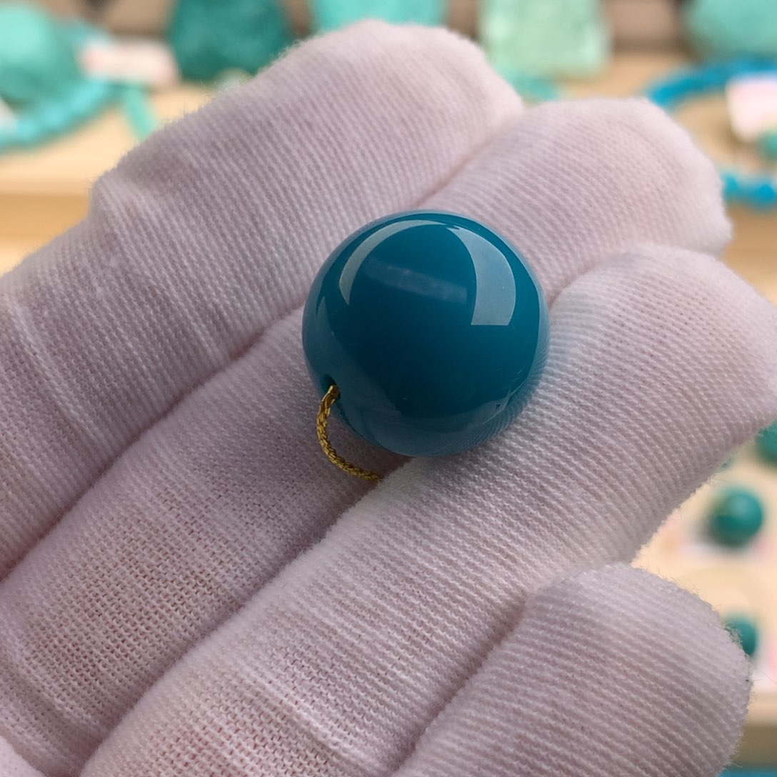 绿松石珠宝奇石未镶嵌16.5