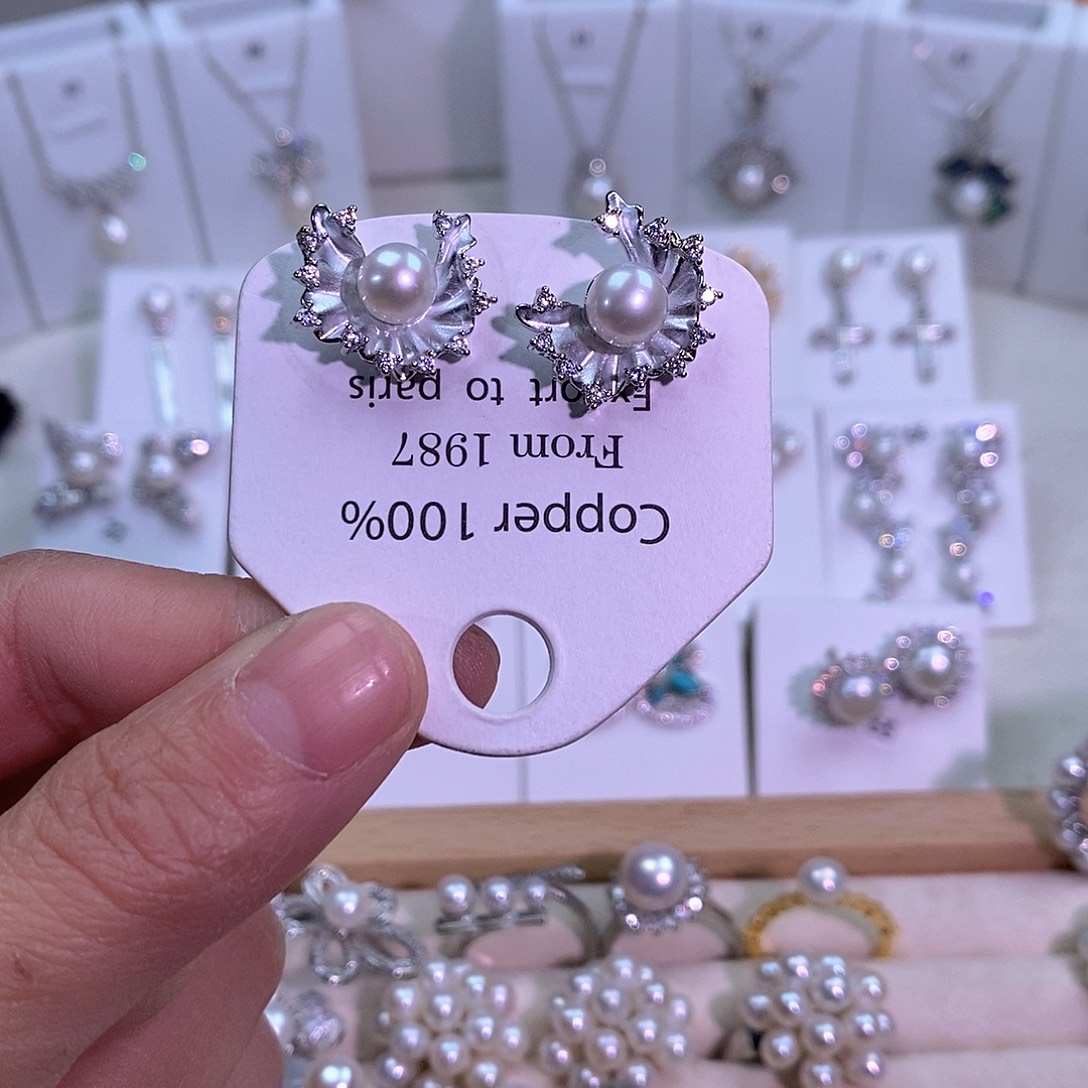 耳饰未镶嵌淡水珍珠