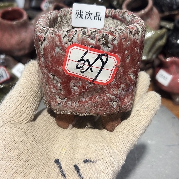 粗陶花盆制作就这样了，