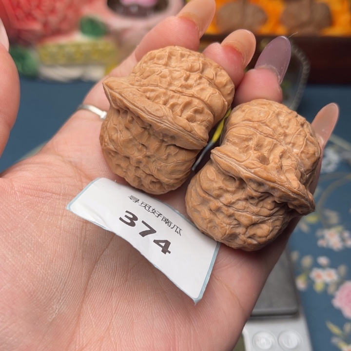 文玩核桃把件南瓜墩41.374