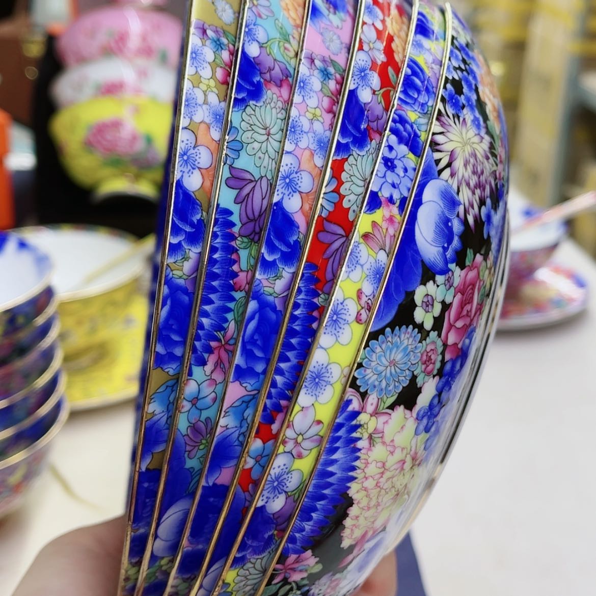 【闪购商品】珐琅8寸6个……………………