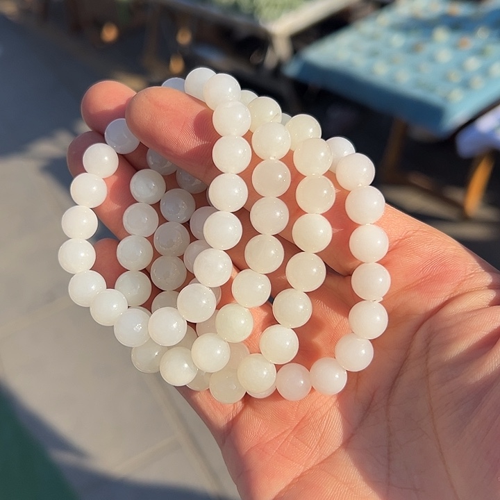 和田玉未镶嵌手链冰坑老料卡10多样性拍一发一