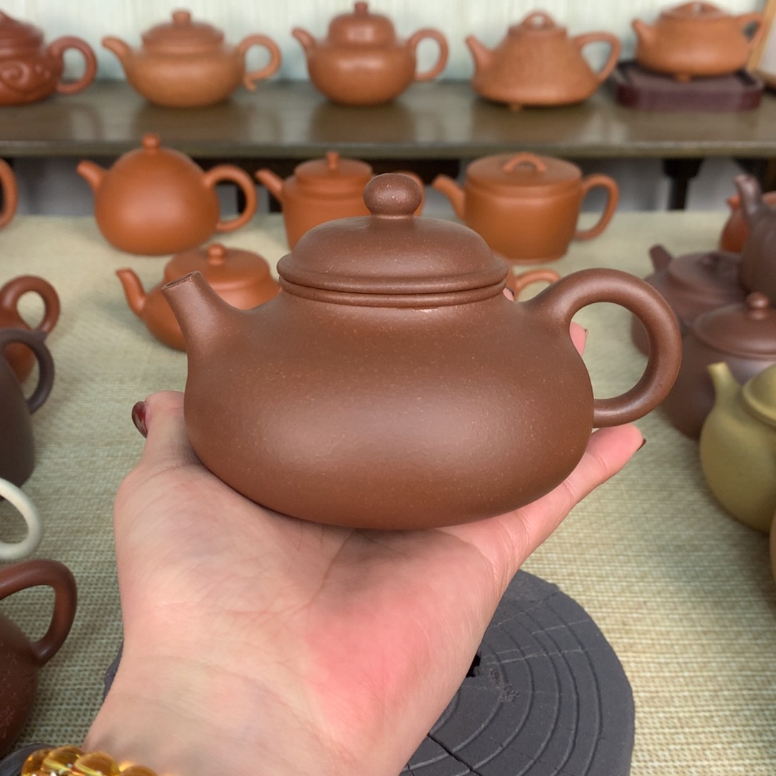 紫砂茶壶原矿紫泥容量180