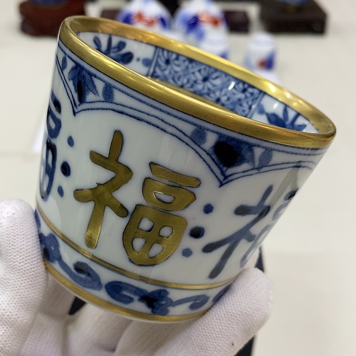 摆件口径8幸山窑正品