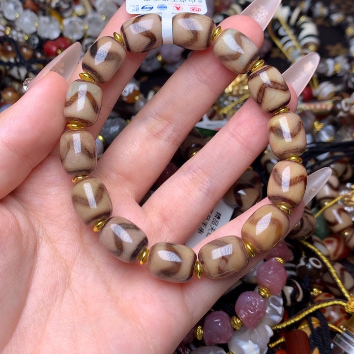 玛瑙/玉髓未镶嵌发一条