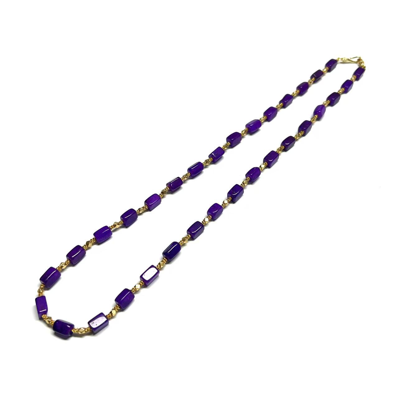 32003922紫长条项链（多样性发其一）123