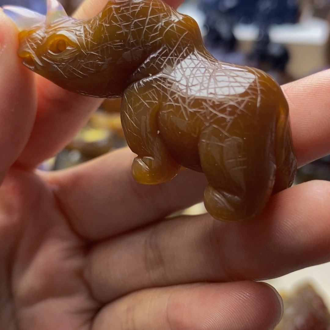未镶嵌手把件玛瑙/玉髓