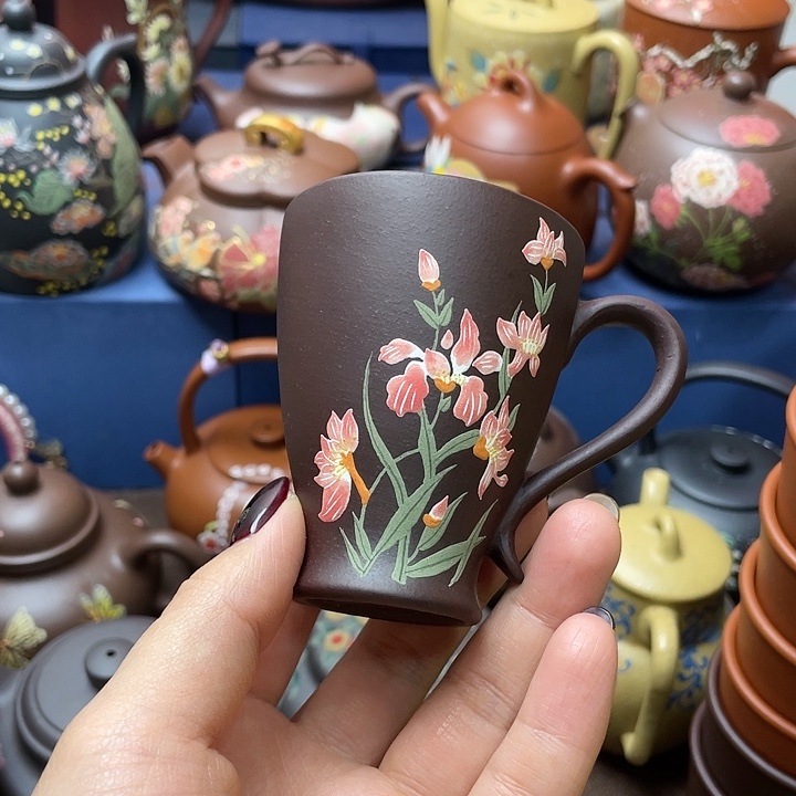紫砂茶杯紫砂主人杯100cc