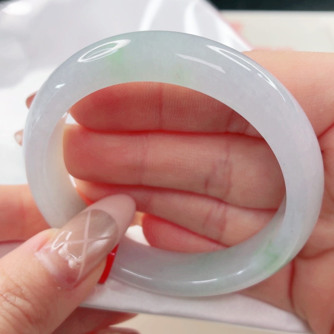 翡翠未镶嵌手镯52.7x266