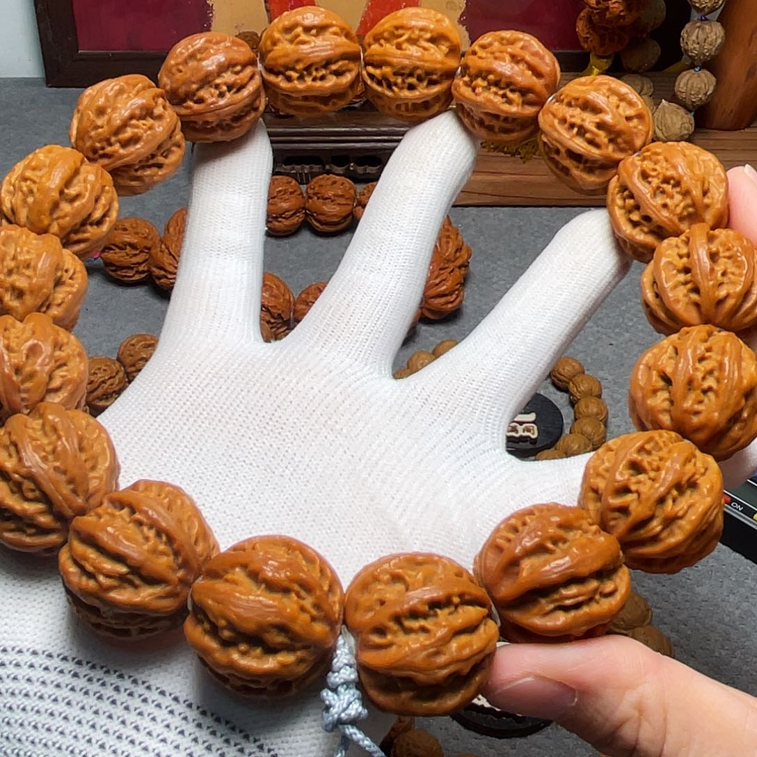 核桃粗筋西瓜纹手持88