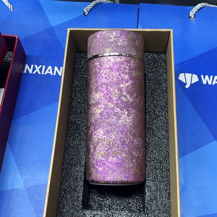 微悦钛杯220毫升粉色