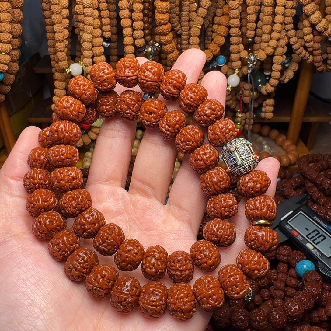 吊坠金刚菩提12mm双圈手串