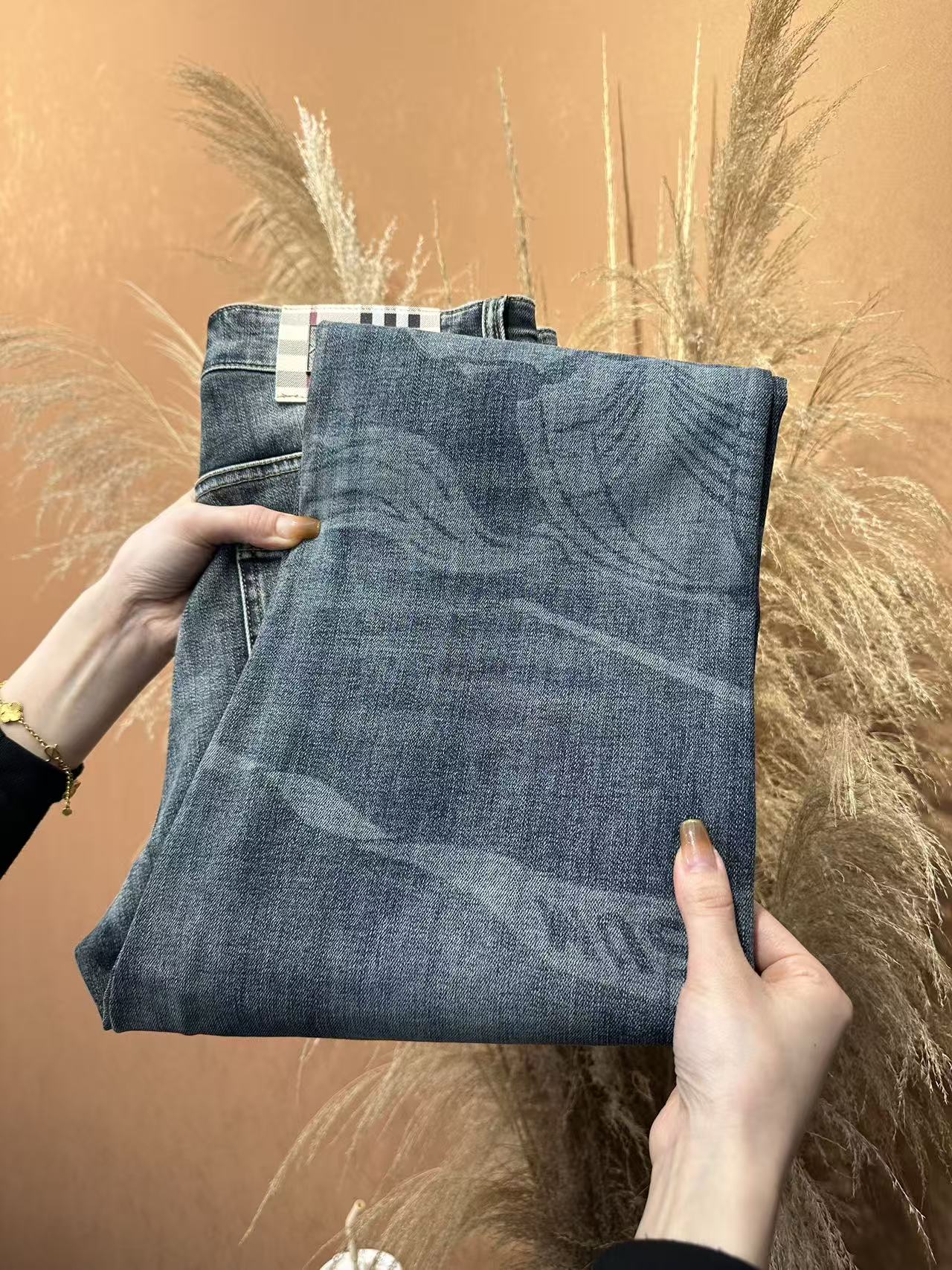 （J） 59号直筒裤扎染牛仔裤男士