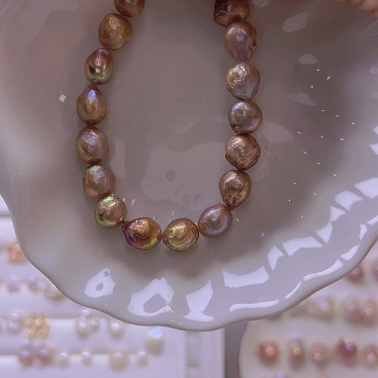 淡水珍珠手绳合金