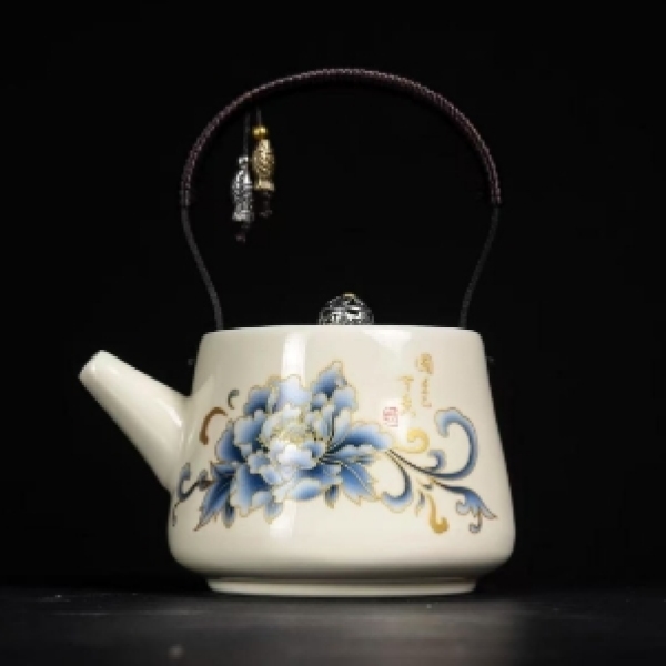 H0146-国色天香提梁壶JX