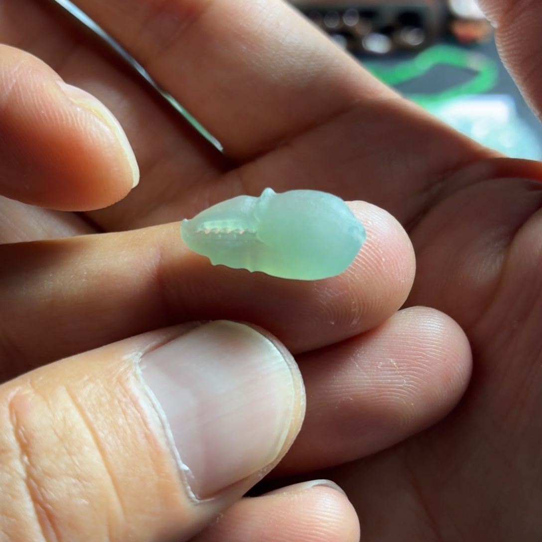 定制翡翠未镶嵌蟹钳