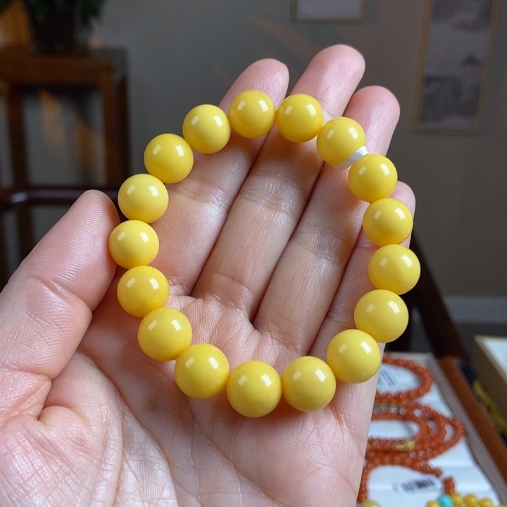 琥珀手链未镶嵌蜜蜡手串11