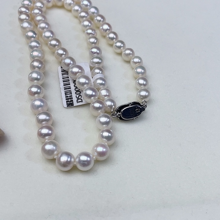 未镶嵌淡水珍珠颈饰卡7➕极光白炫彩