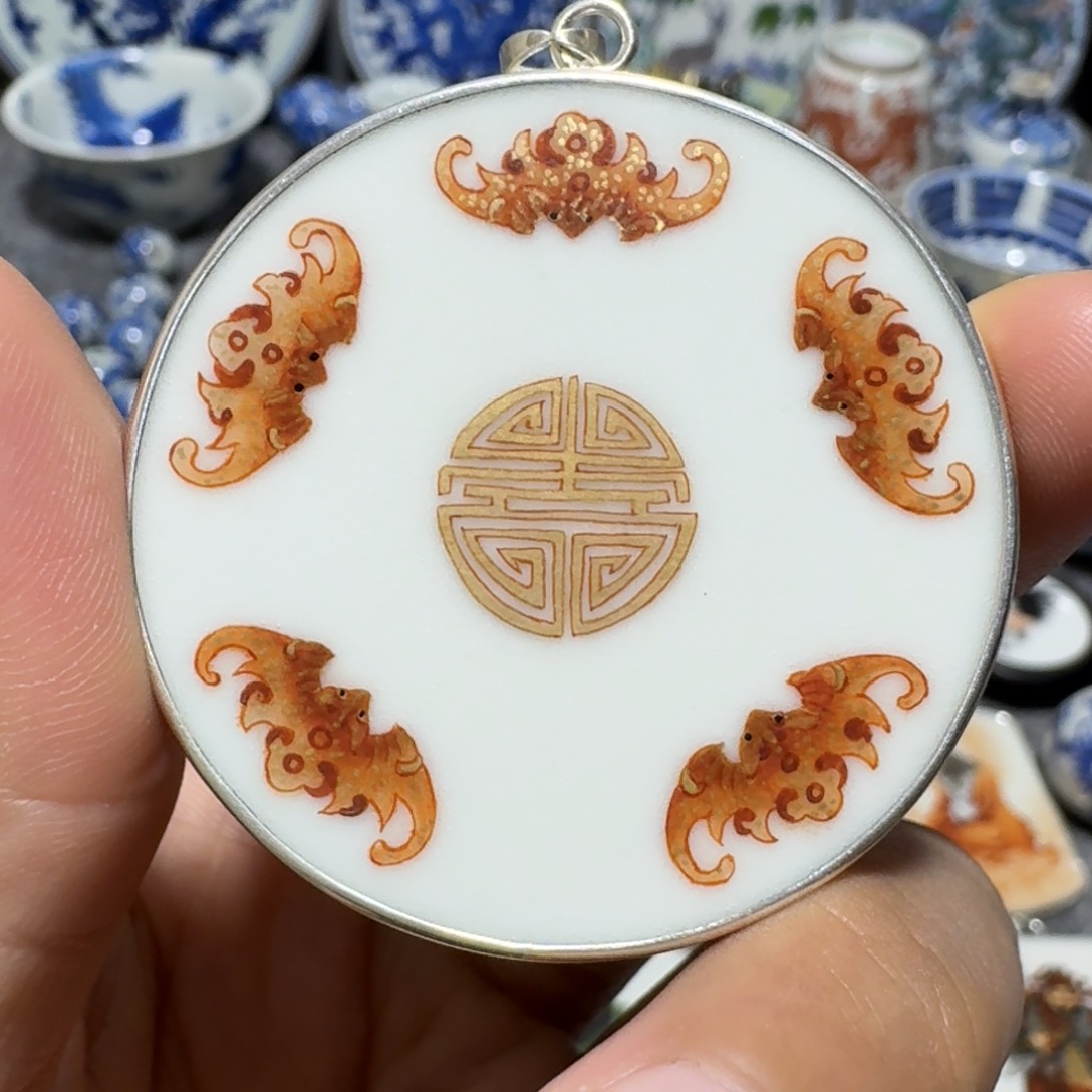 瓷片煜*精品挂件一个
