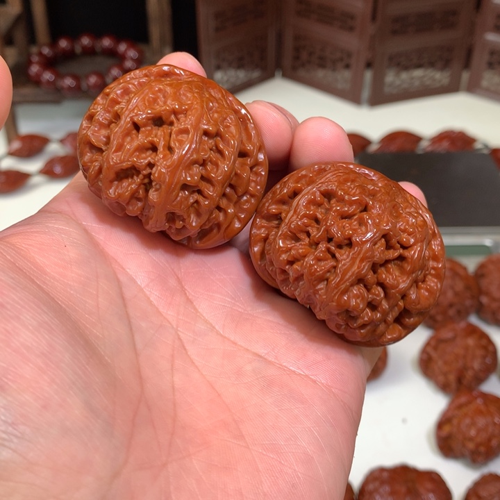 文玩核桃把件粗筋8