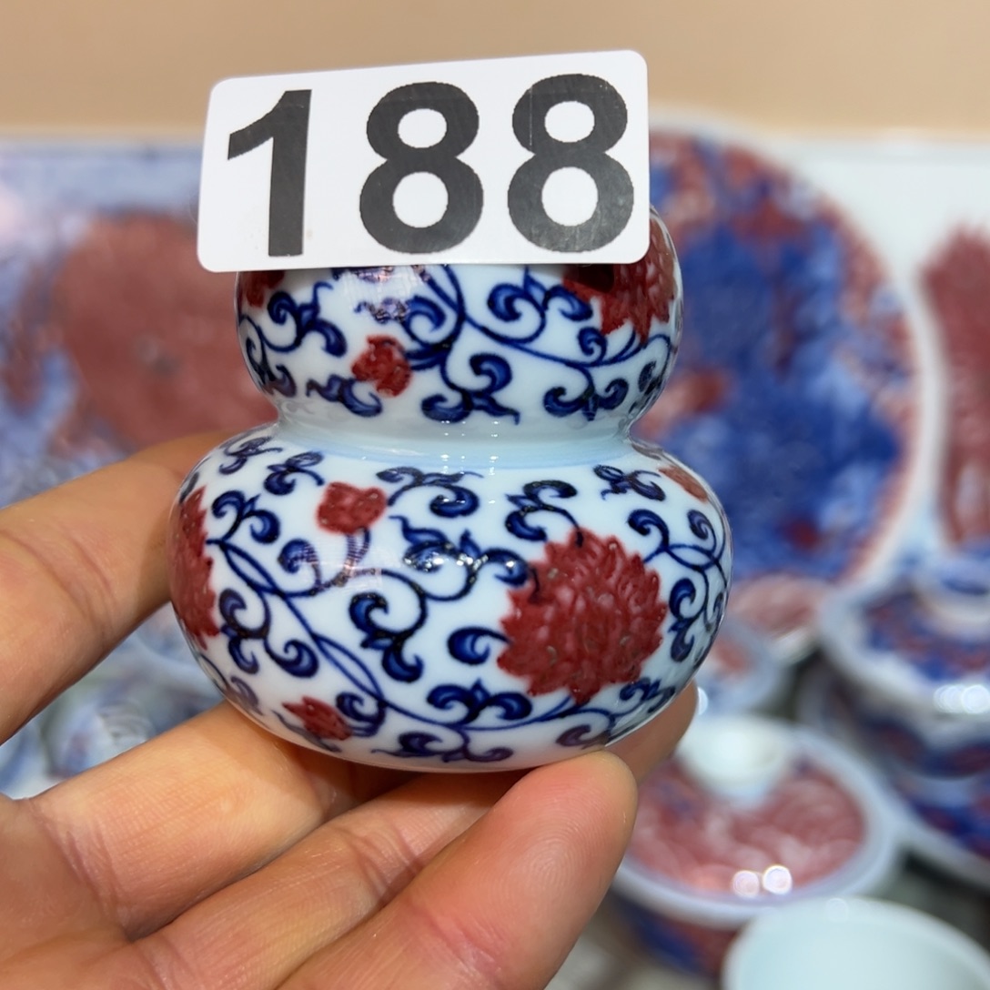 现代瓷青花釉里红工艺