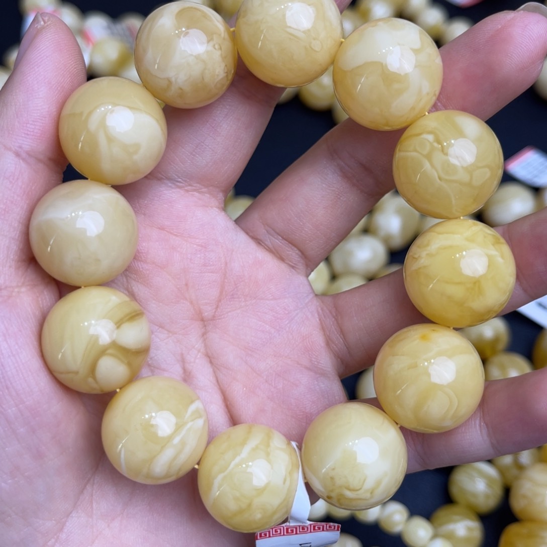 裸石琥珀未镶嵌尺寸18.5