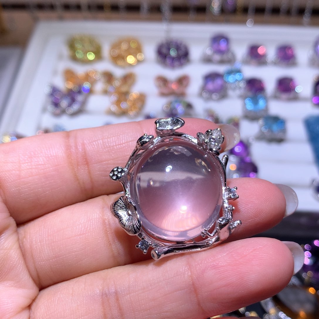 【闪购商品】水晶戒指银S925镶嵌果*…吊坠