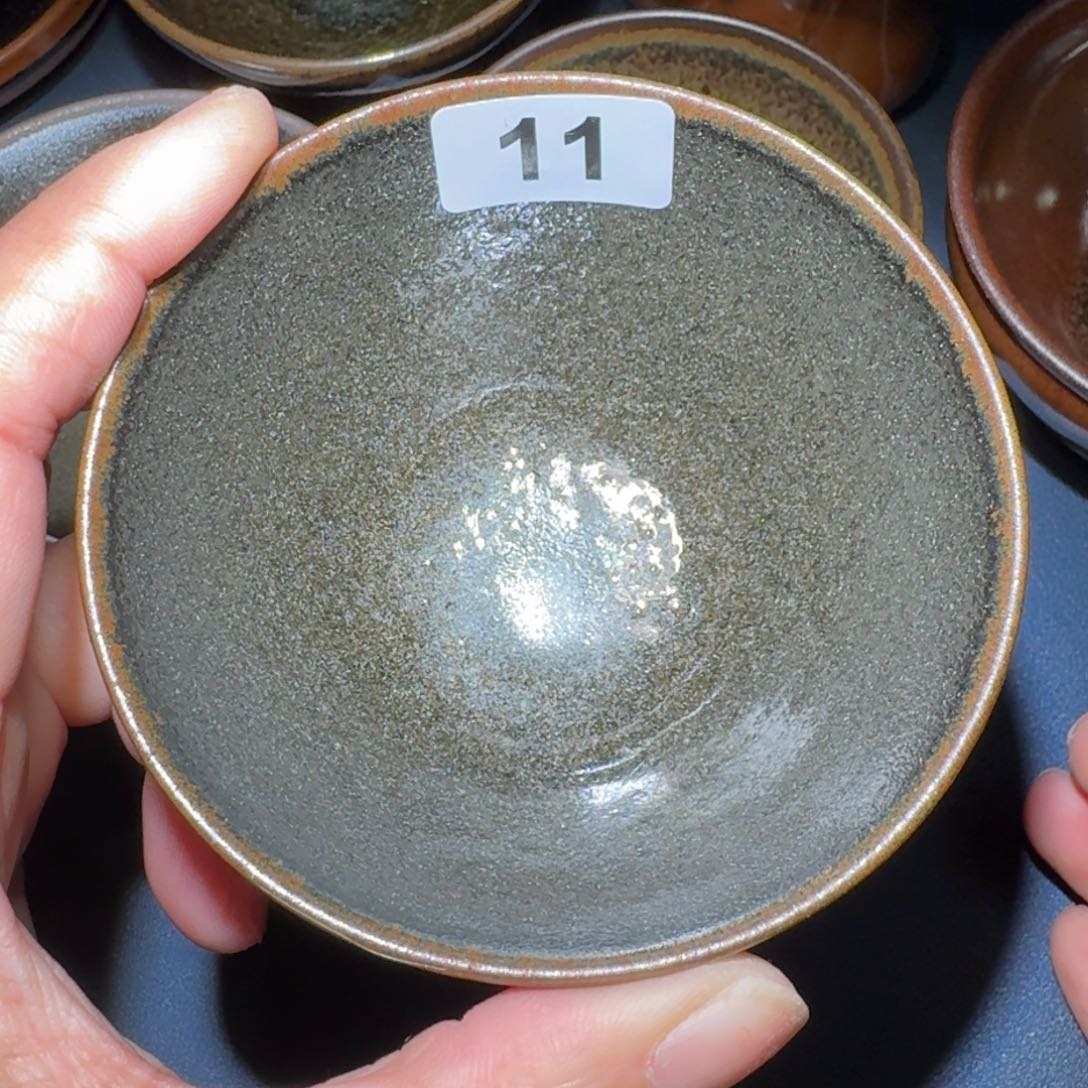 小雨茶盏，手工的柴烧