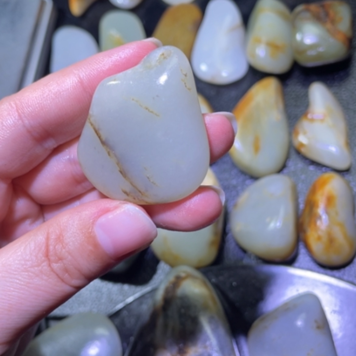 【闪购商品】颈饰未镶嵌和田玉城**事