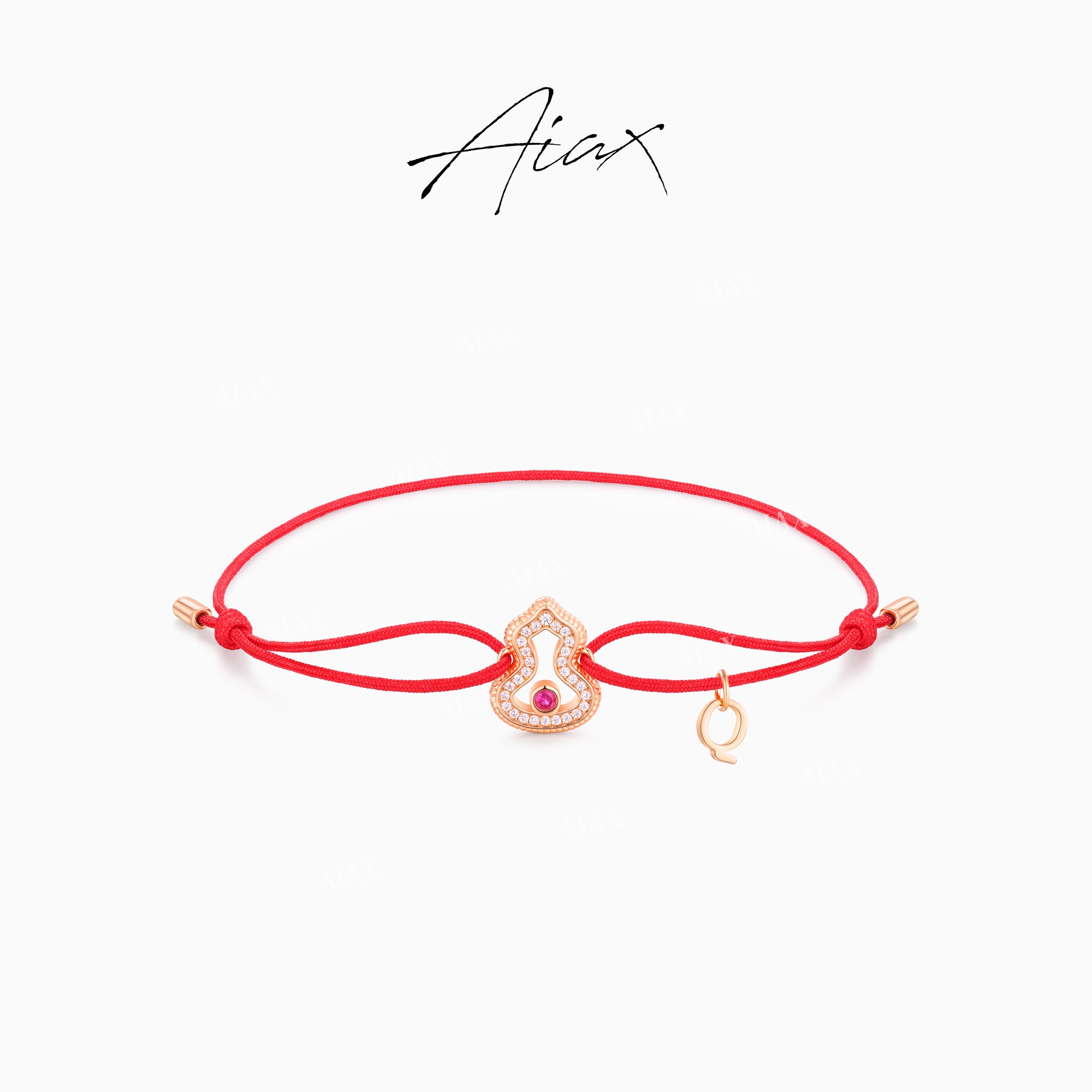 AIAX 925银 出游季 【古法手工编制】【福禄】避太岁葫芦手链TSS7215