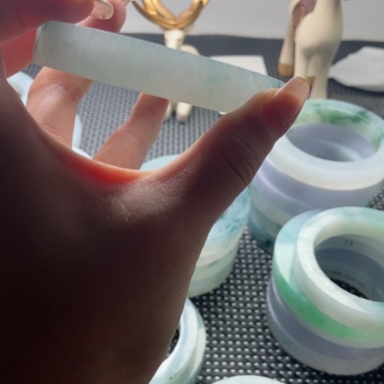 定制翡翠A未镶嵌向*花