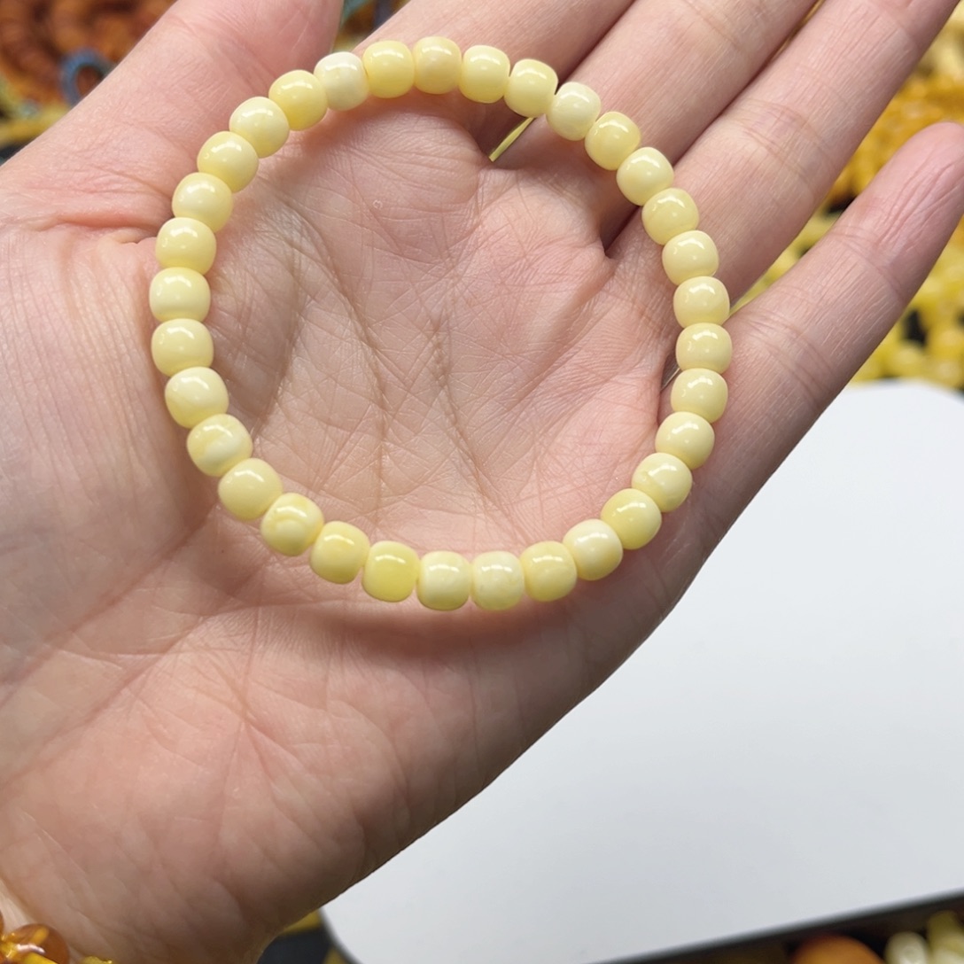 雨***霁琥珀未镶嵌手串蜜蜡手串