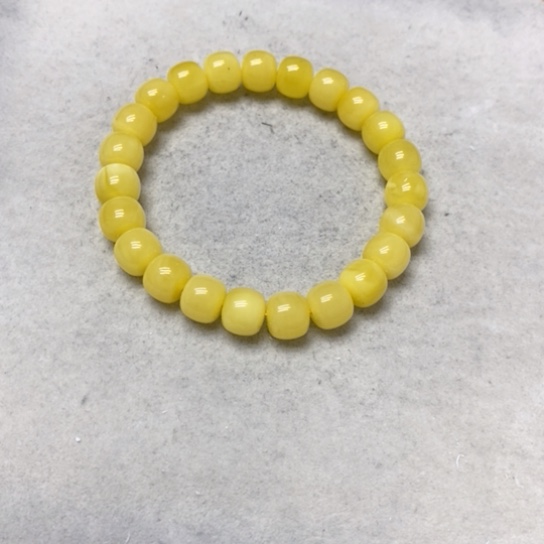 蜜蜡裸石未镶嵌手串