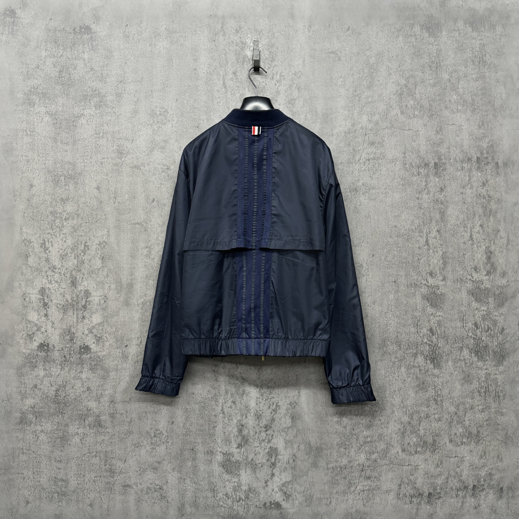 99新 THOMBROWNE Tb织带Logo棒球夹克外套/SK072/4大码/98新