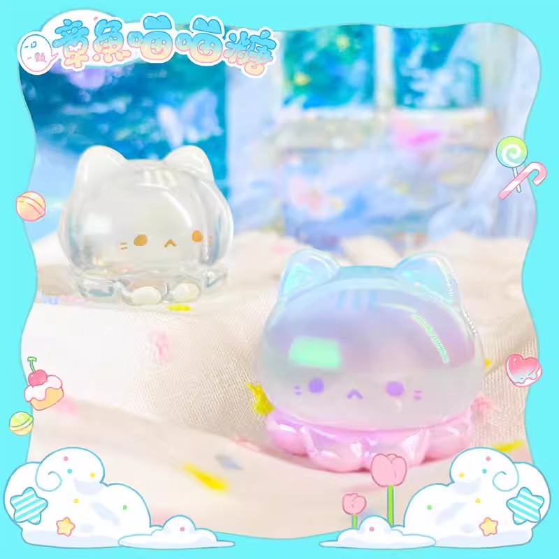 草莓慕斯塔章鱼喵喵萌粒盲盒盲袋可爱礼物潮玩