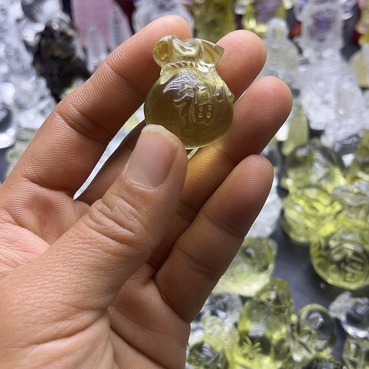 水晶摆件未镶嵌吊坠