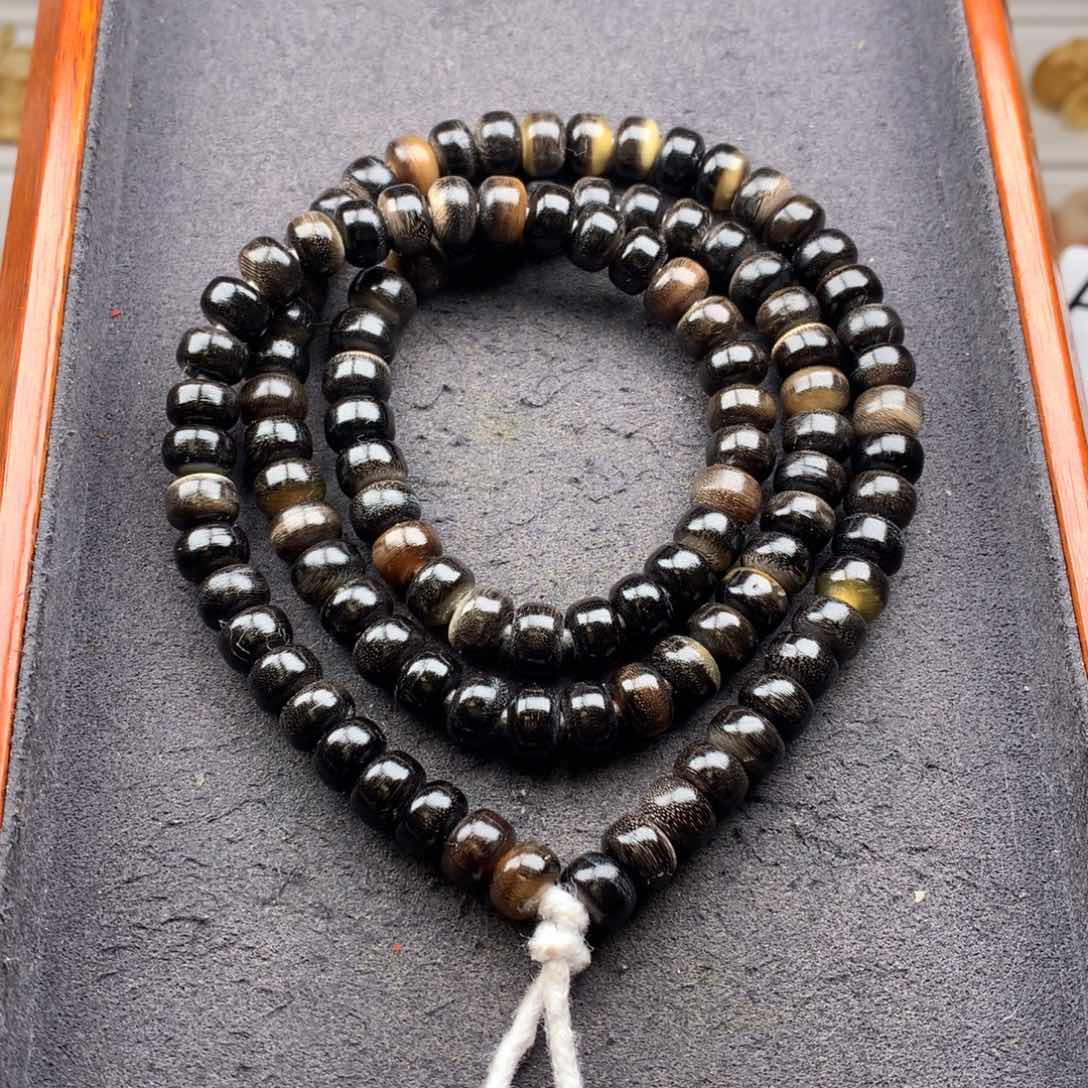 牛骨其他0.8驴蹄桶珠128珠