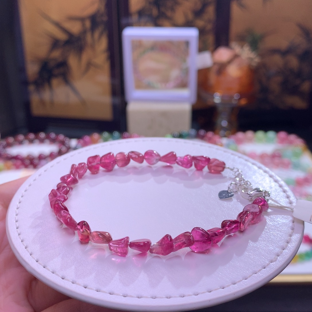 手链合金碧玺不退换