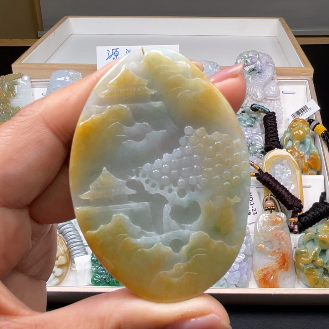 翡翠吊坠(不含链)未镶嵌