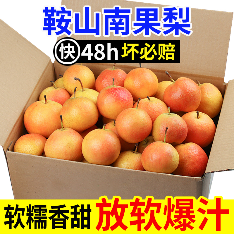 鞍山南果梨5斤1118新鲜应季水果东北特产整箱包邮