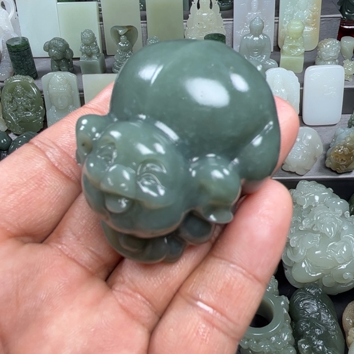 和田玉挂件未镶嵌奢**伤