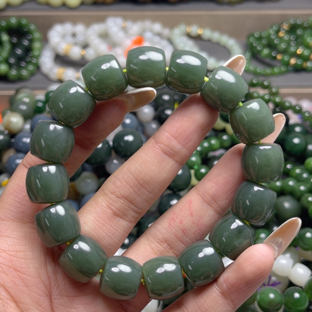 和田玉手链未镶嵌